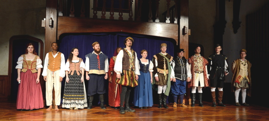 The cast of 'The Shoemaker's Holiday.' Photo by Will Kirk.